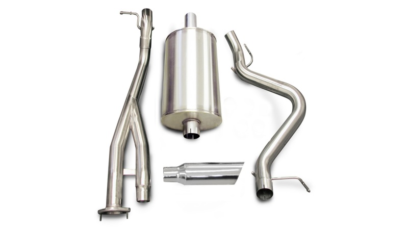 Chevrolet Silverado Performance Exhaust - CORSA Performance - Cat Back, Single Side Exit - Polished - `03-`07 Chevrolet Silverado Performance Exhaust - CORSA Performance - Cat Back, Single Side Exit - Polished - `03-`07